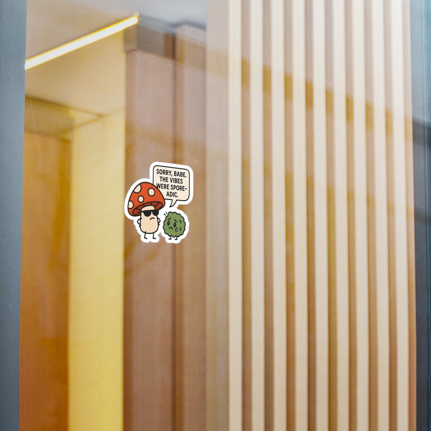 Spore-Adic Vibes Mush Sticker | Amity in Bloom Original Design