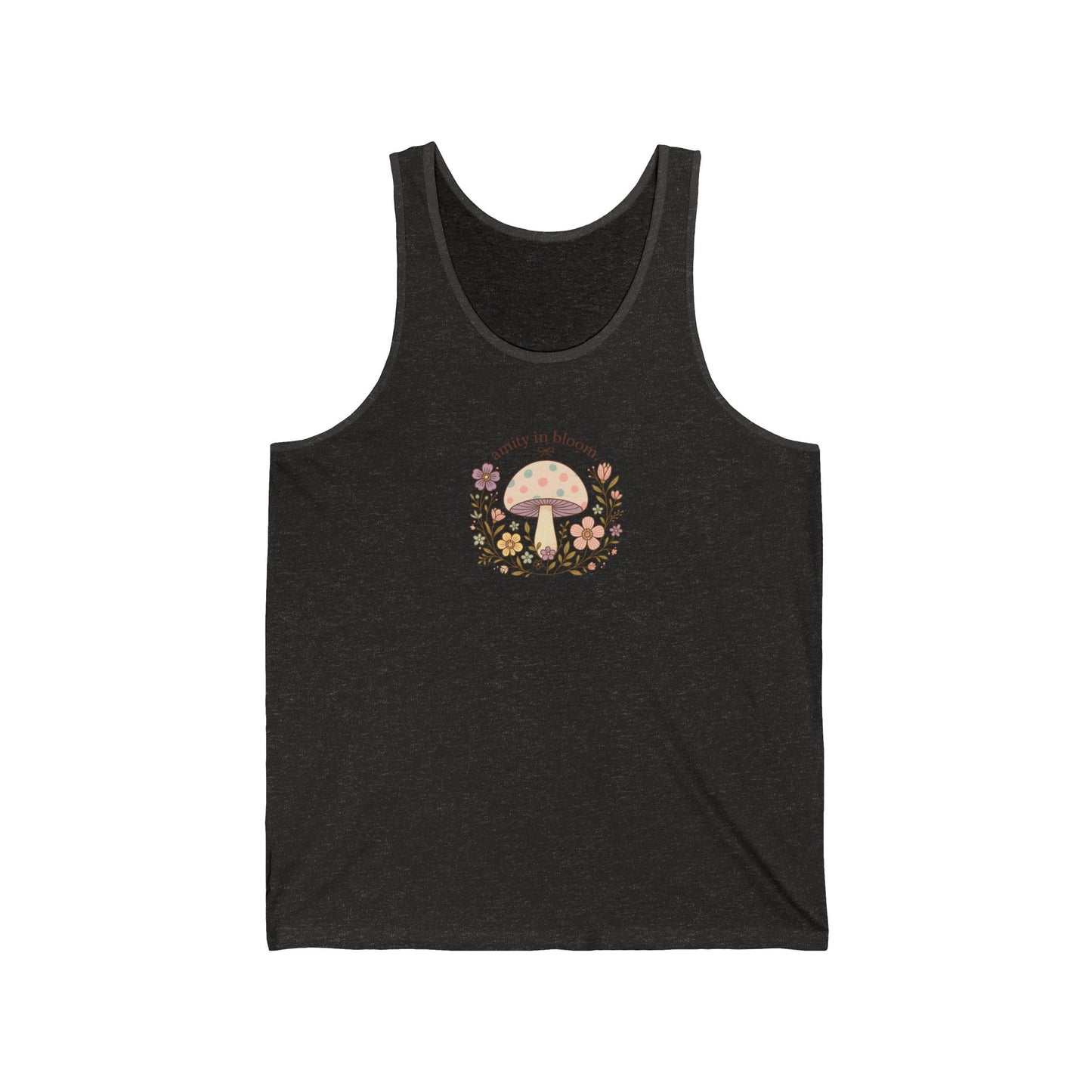 Rainbow Mush Unisex Jersey Tank Top | Amity in Bloom Original