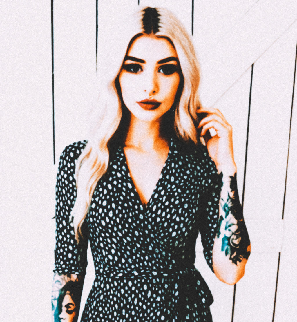 HALO Wrap Dress - Sz. L