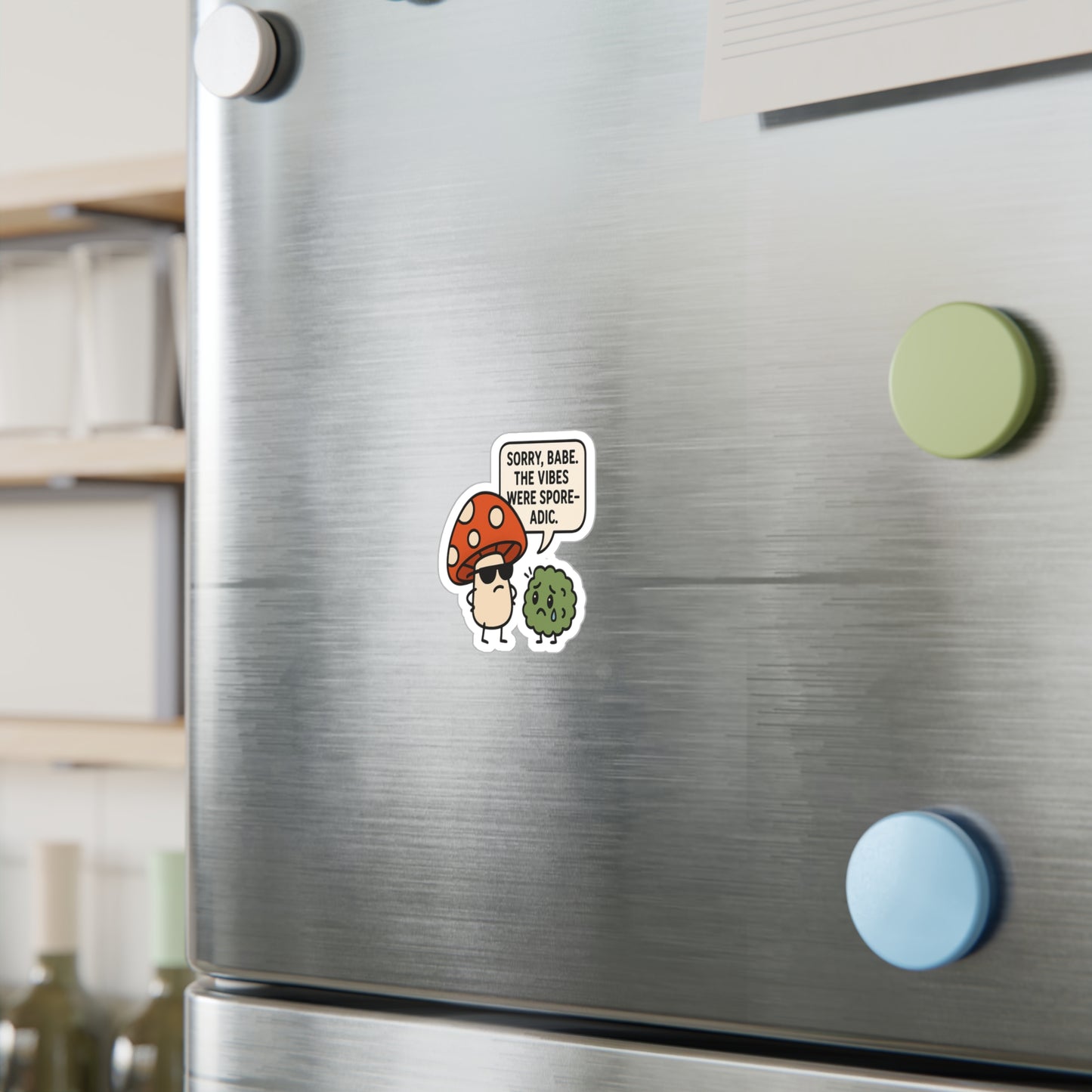 Spore-Adic Vibes Mush Sticker | Amity in Bloom Original Design