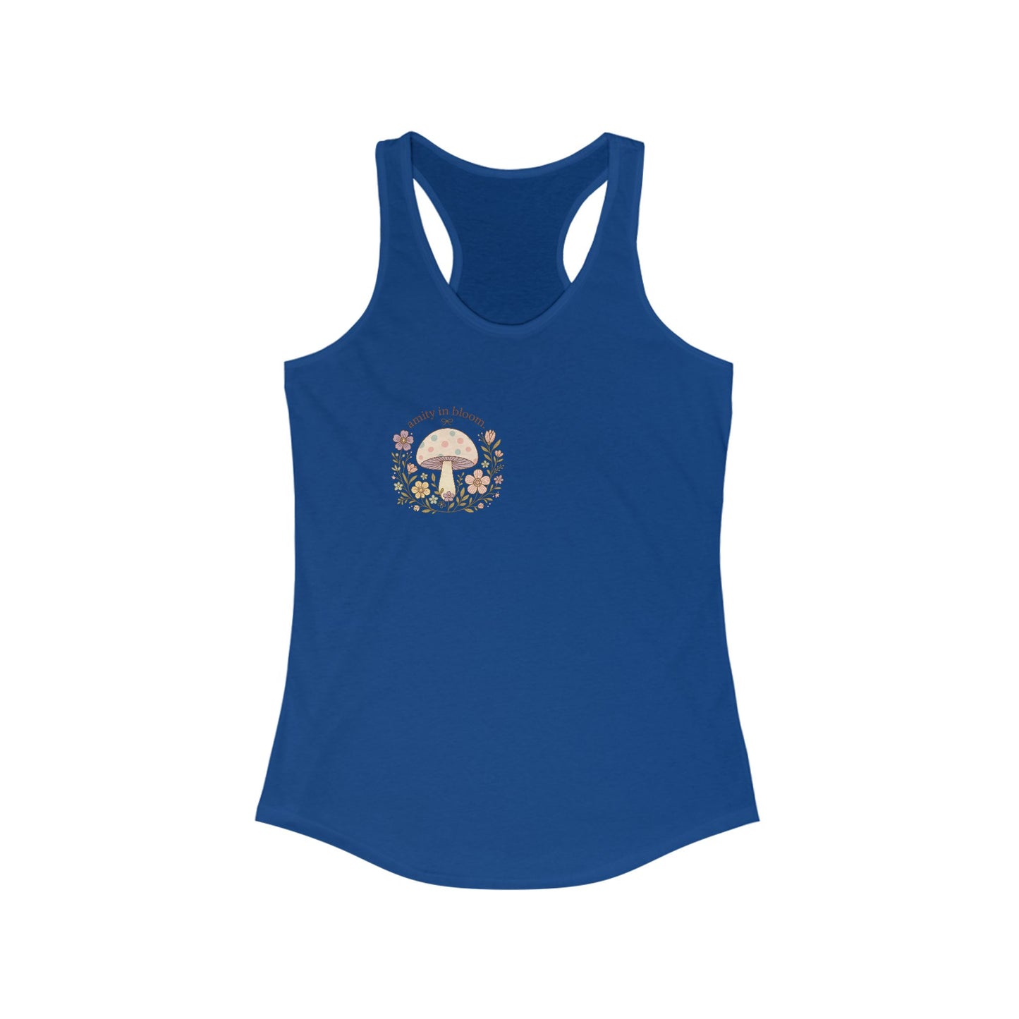 Rainbow Mush Logo Racerback Tank | Amity in Bloom Original