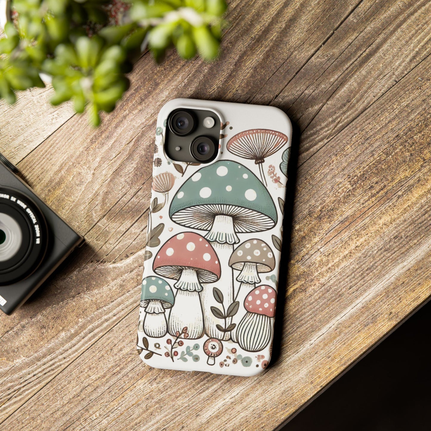 🍄 Shroom Signal – Tough Mushroom Phone Case