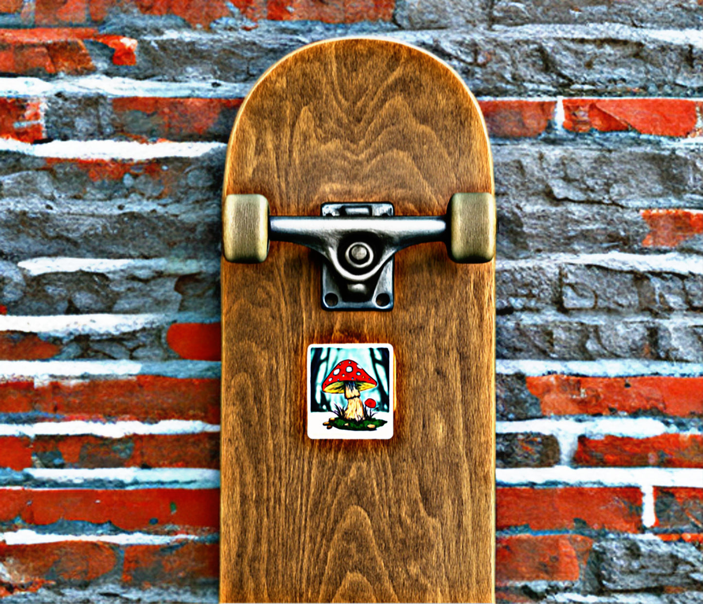 Shroom View – Background Edition Sticker | Amity in Bloom Original