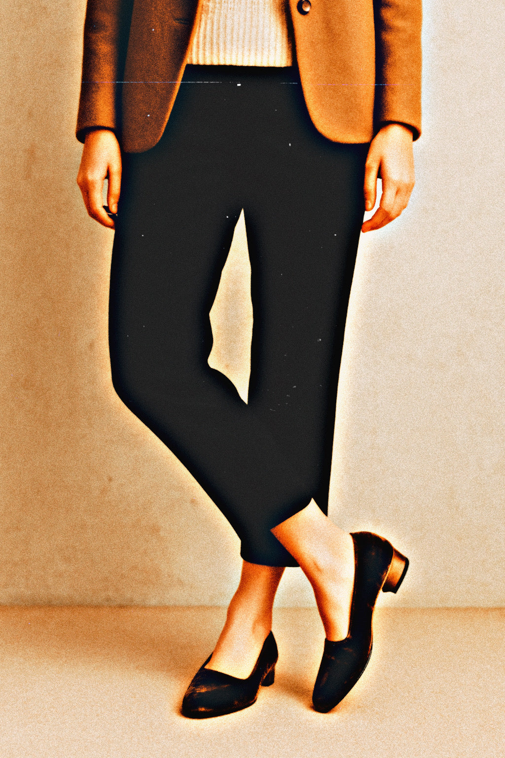 Yves Saint Laurent Velvet Smoking Flats