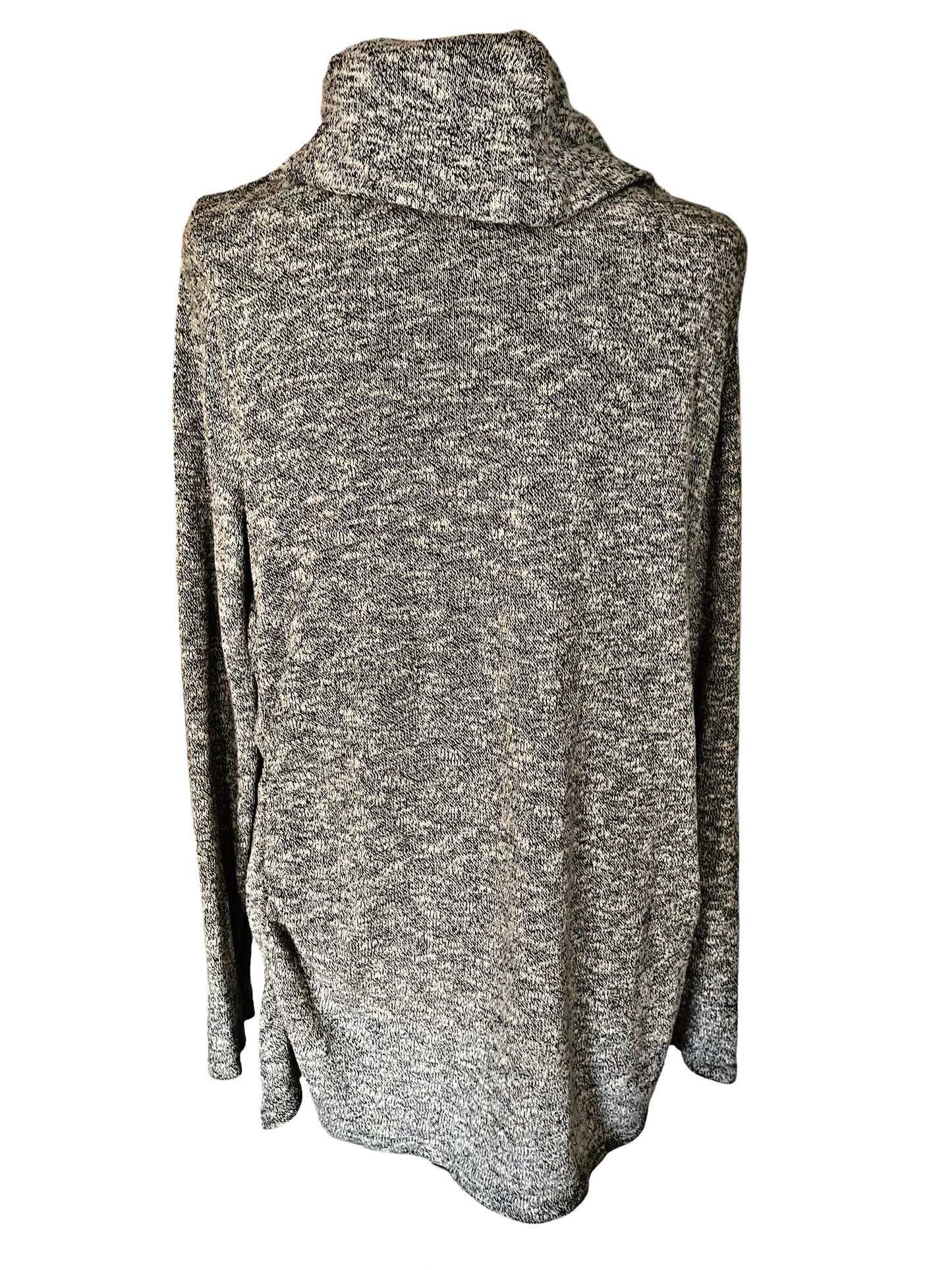 Heathered Grey Knit Sweater - Sz L
