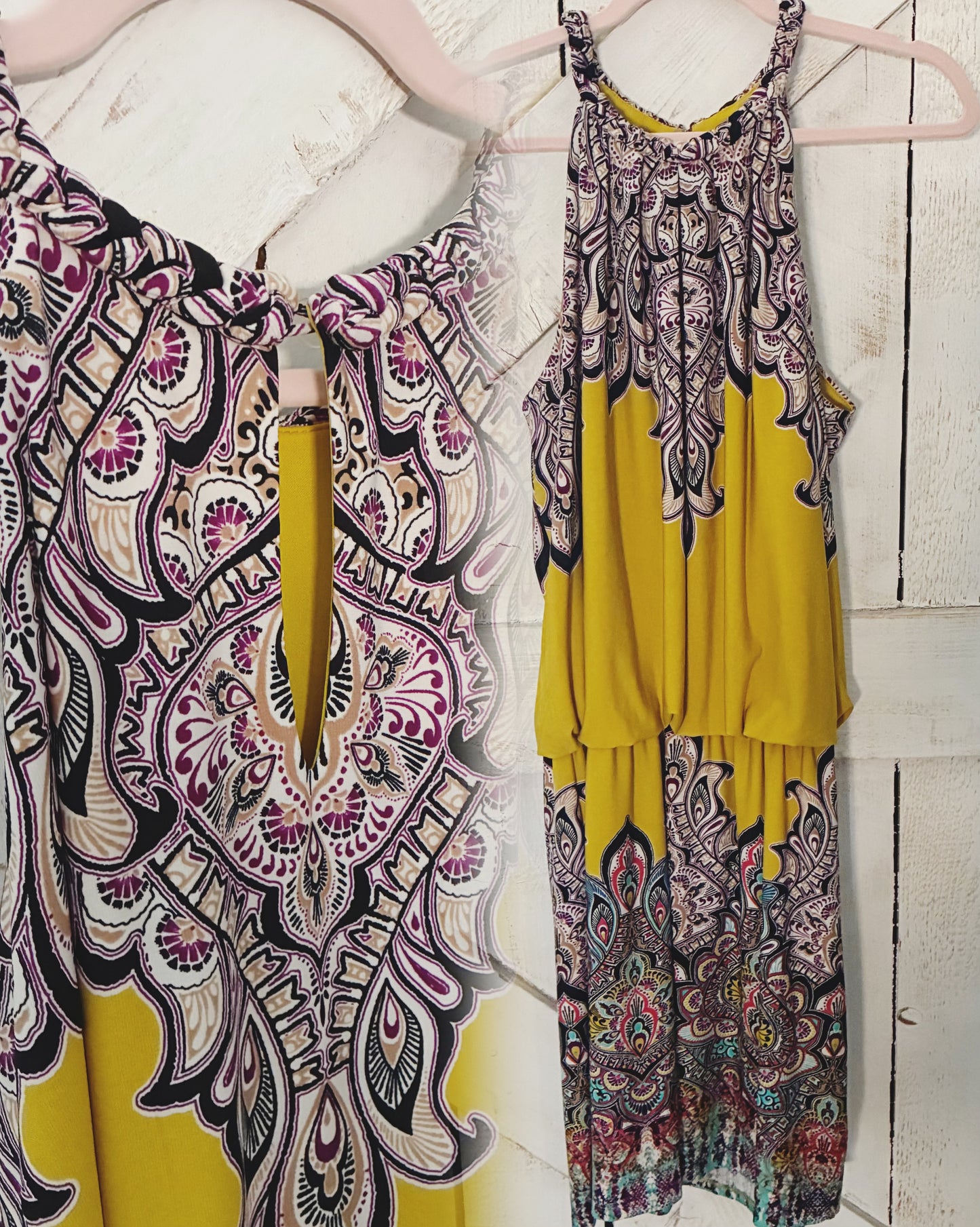 Boho Goddess Halter Dress - Sz 14