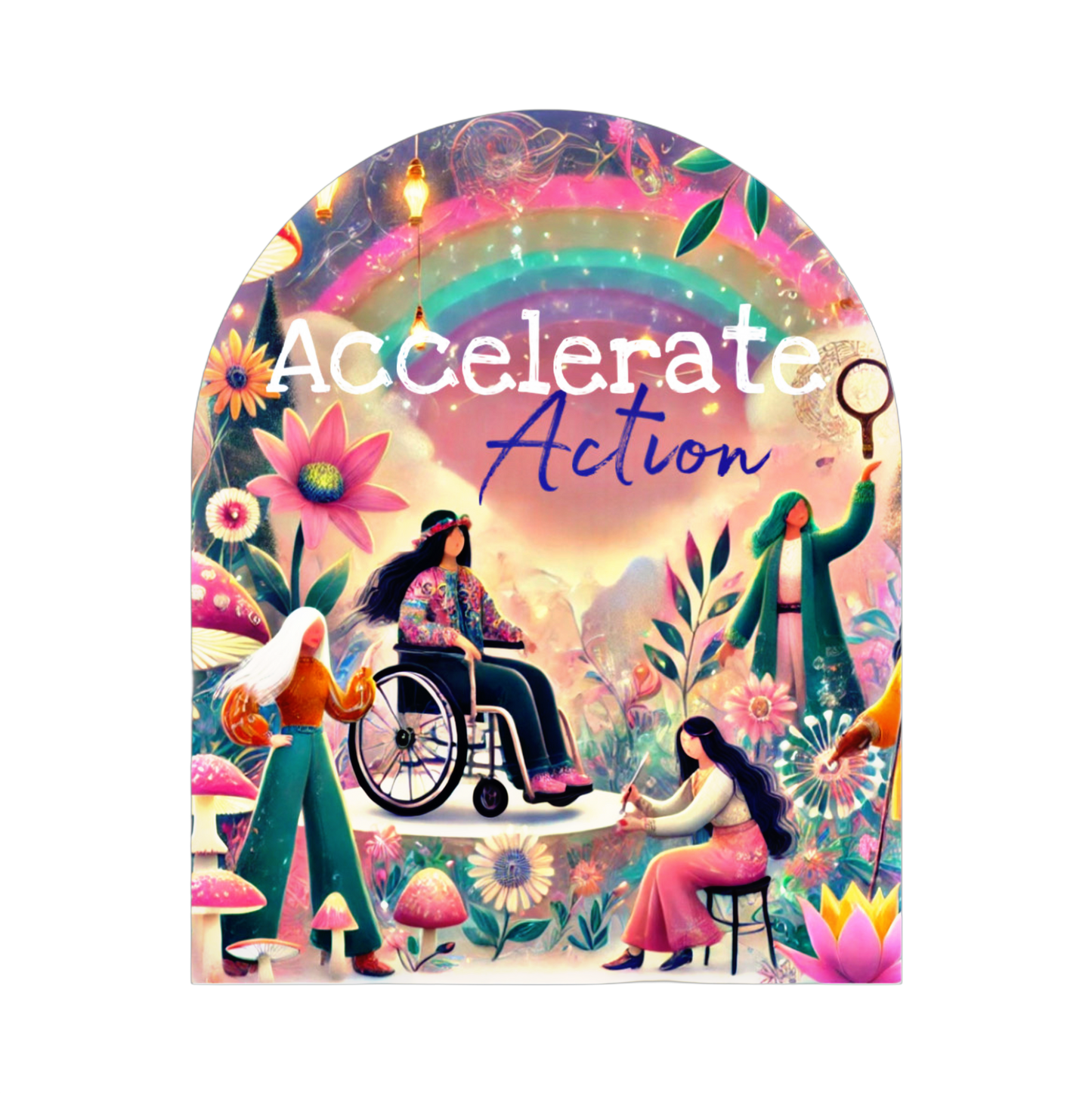 Accelerate Action - International Women's Day 2025 | Amity in Bloom Original Design