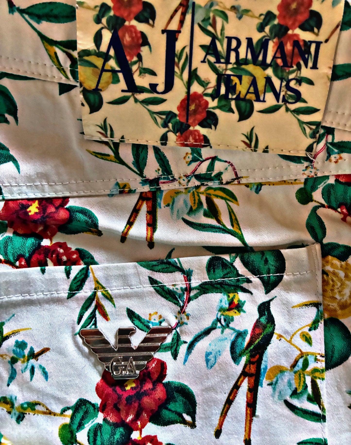 Armani Jeans Vintage Floral - Sz. 30 (US10/12)