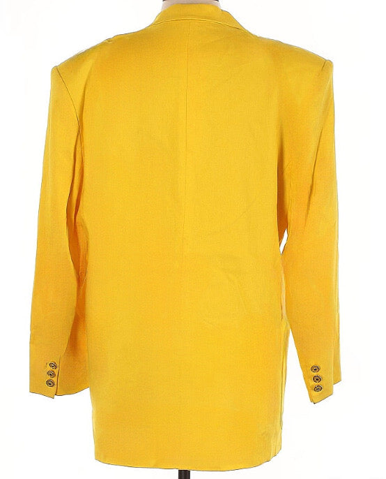 Christy Hall Radiant Yellow Blazer - Sz 8
