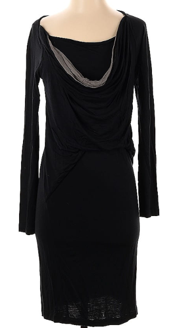 GIVENCHY Long Sleeve Knit Stretch Dress - Sz S