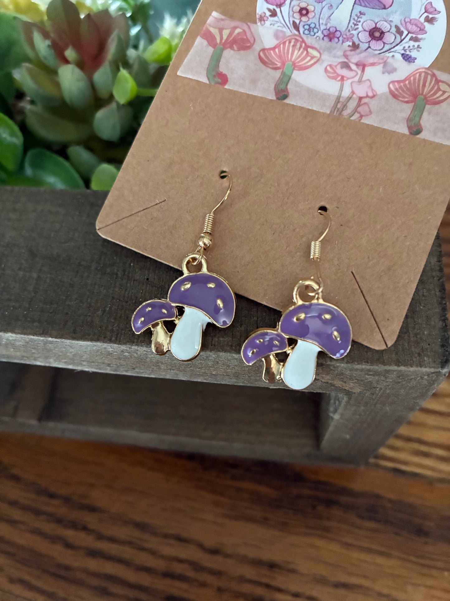 Shroom With a View Earrings | Amity in Bloom Original