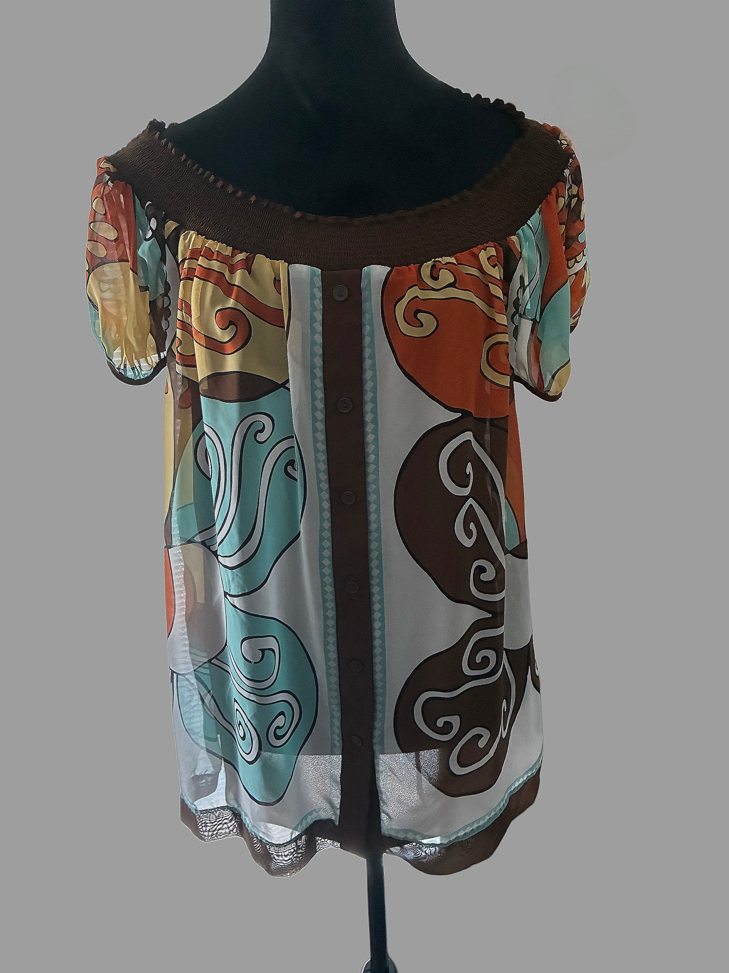 Spin Me Vintage Blouse - Sz M-L