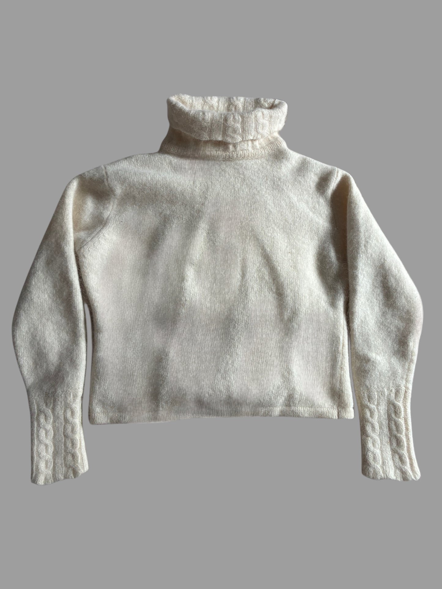 Angora Turtleneck Sweater - Sz S