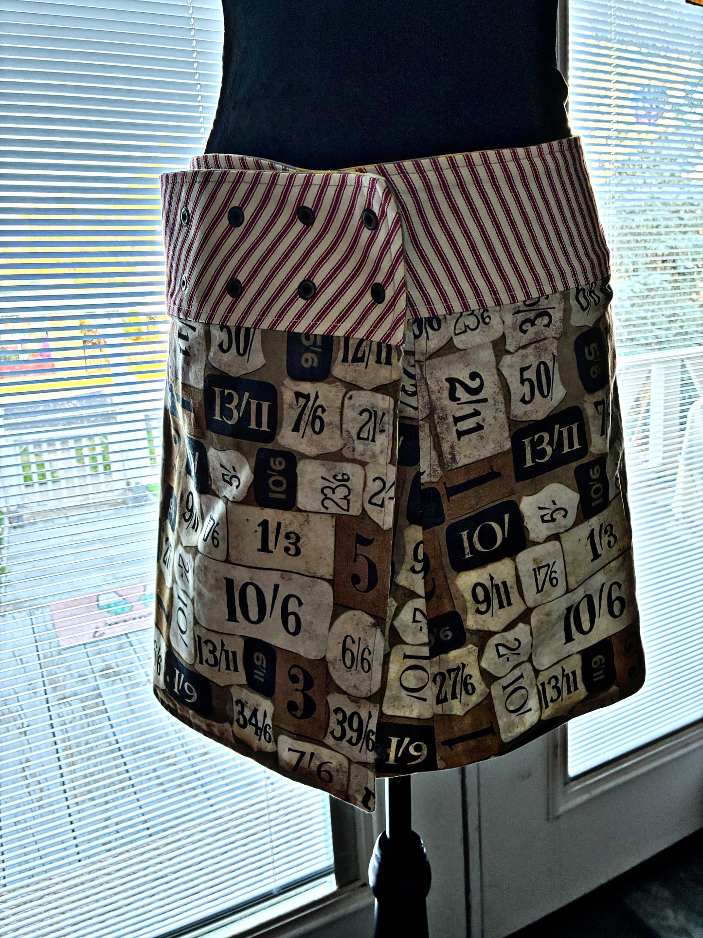 🌼 Double Take Daydream – Reversible Upcycled Wrap Skirt