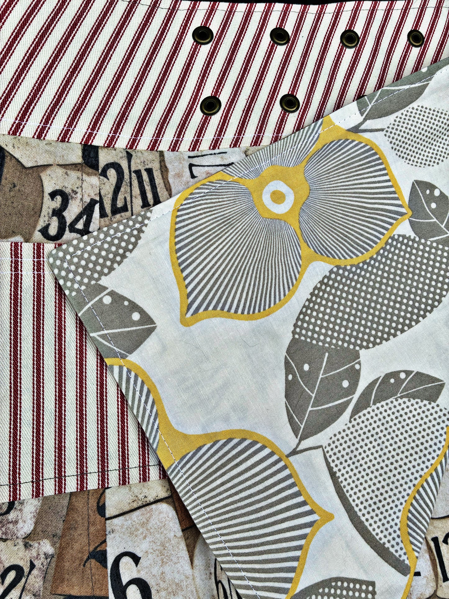 🌼 Double Take Daydream – Reversible Upcycled Wrap Skirt