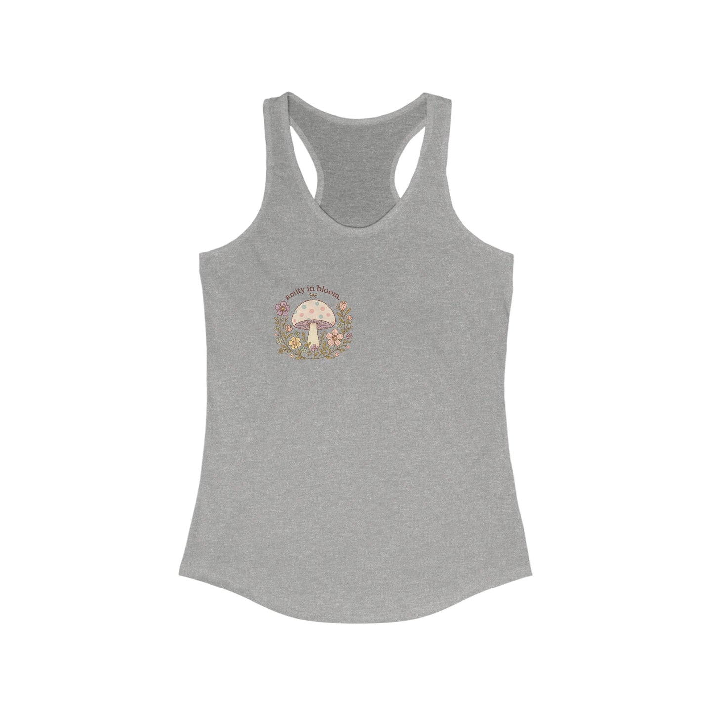 Rainbow Mush Logo Racerback Tank | Amity in Bloom Original