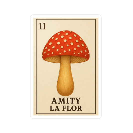 Amity La Flor Lotería Sticker | Amity in Bloom Original Design