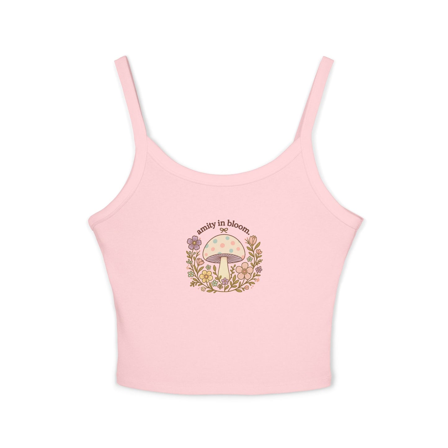 Rainbow Mush Spaghetti Strap Tank Top | Amity in Bloom Original