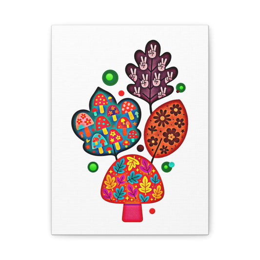 🍂 Autumn Patches Nature Canvas | Amity in Bloom Original