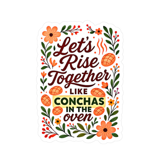 Let’s Rise Together – Conchas Sticker  | Amity in Bloom Original