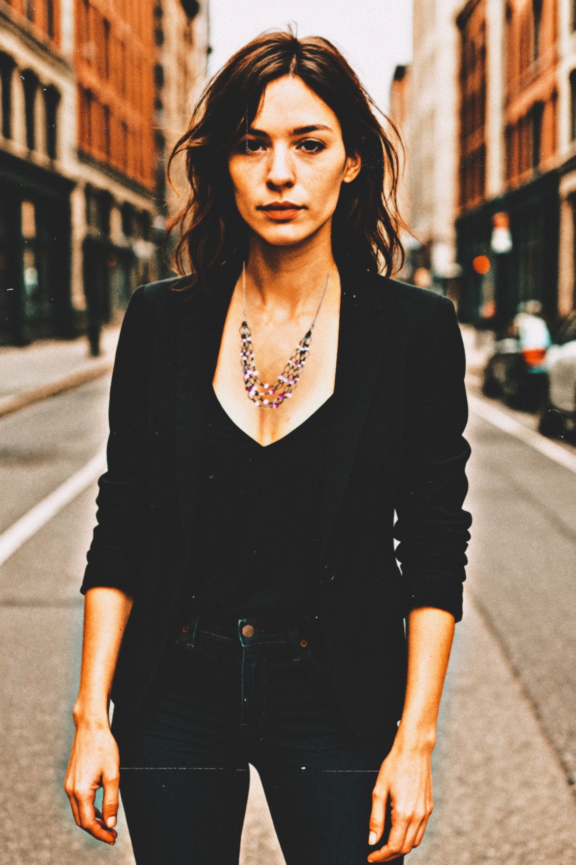Pink Revival – Vintage Layered Necklace