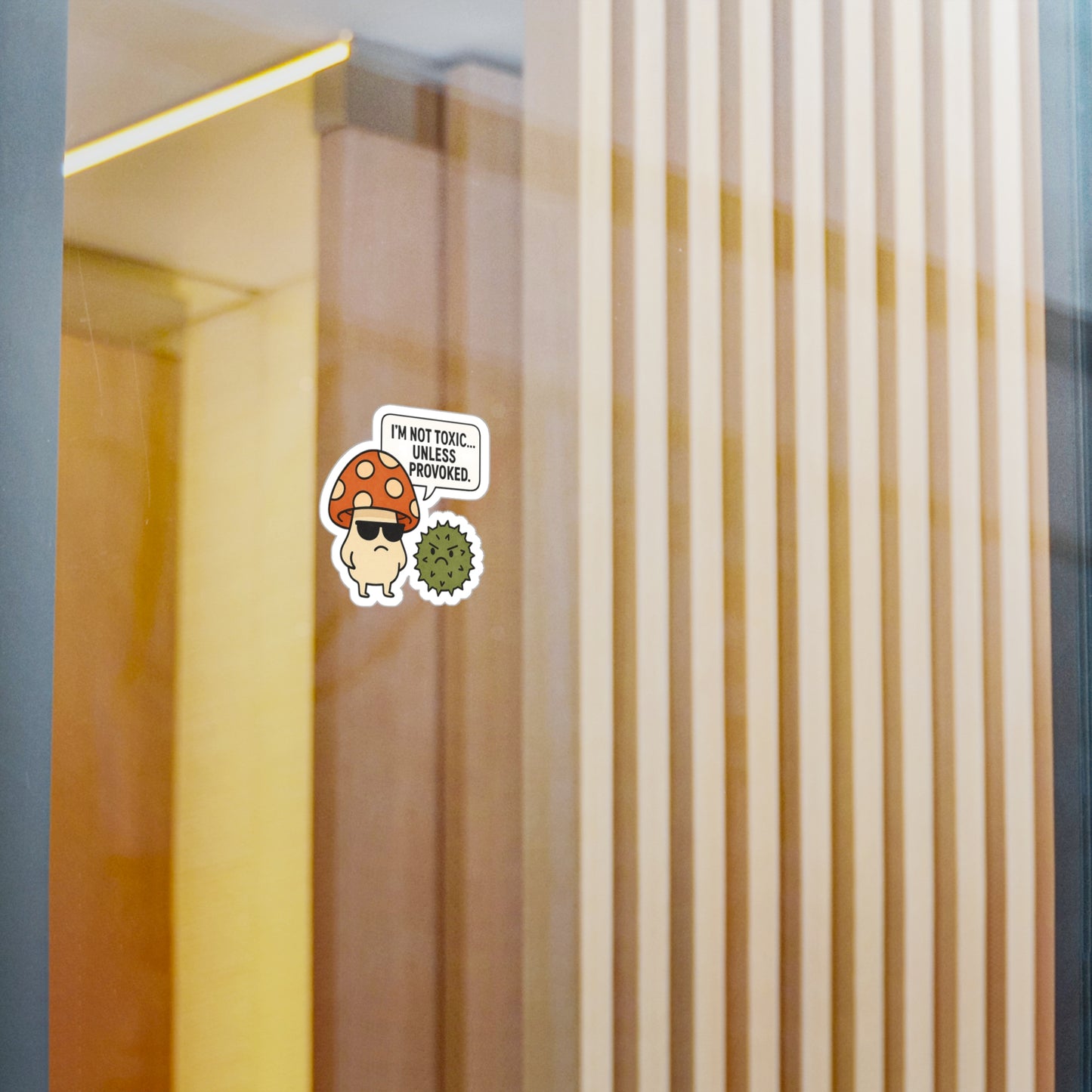 “Not Toxic...” Mush Sticker | Amity in Bloom Original Design