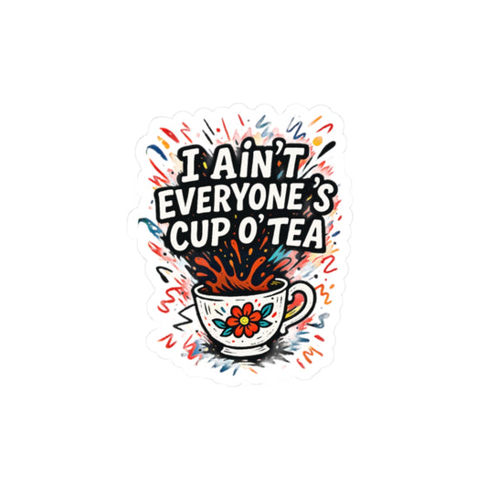 🌿 I Ain’t Everyone’s Cup o’ Tea – Amity in Bloom Original Digi Design