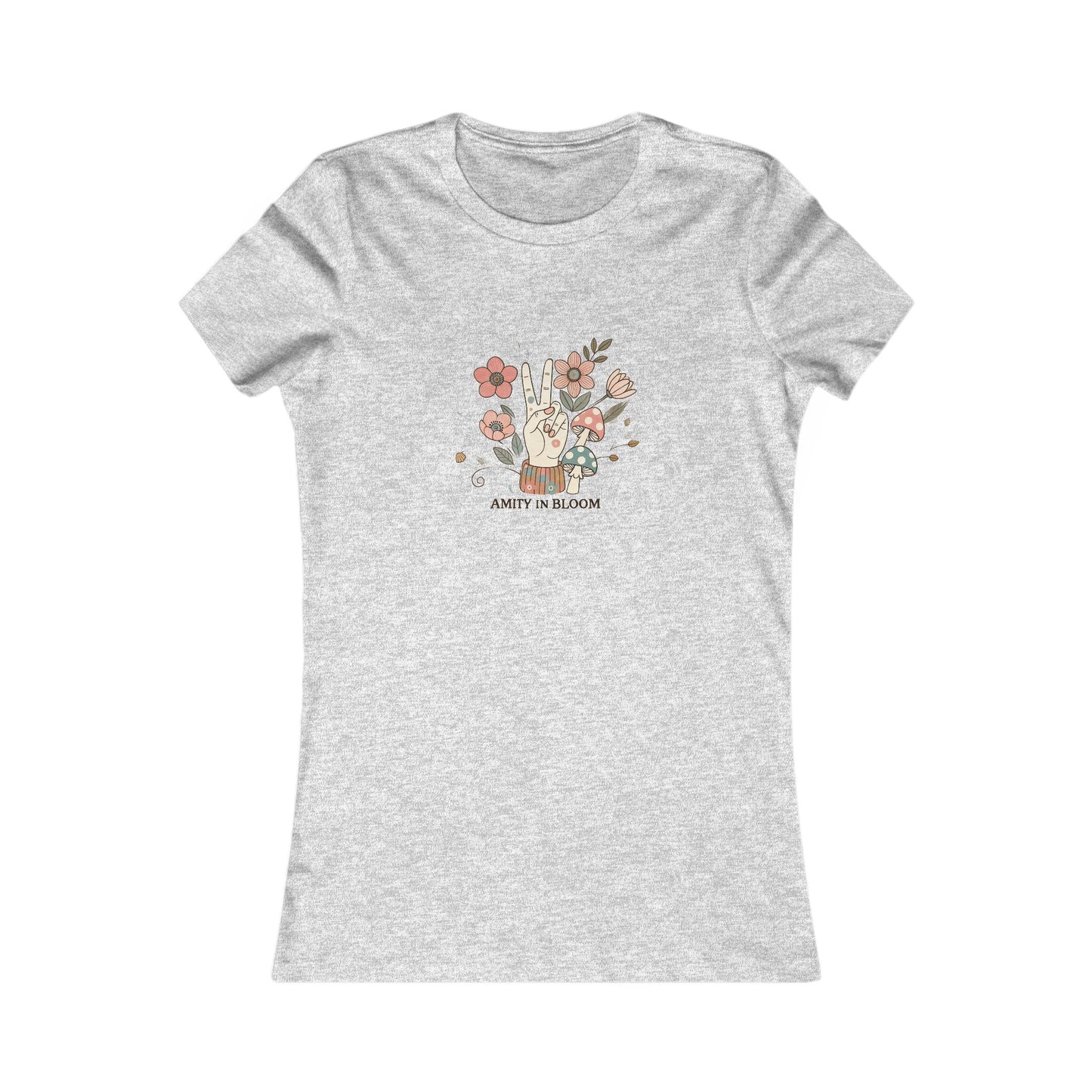 ✌️ Amity in Bloom Peace Out Tee | Amity in Bloom Original Design