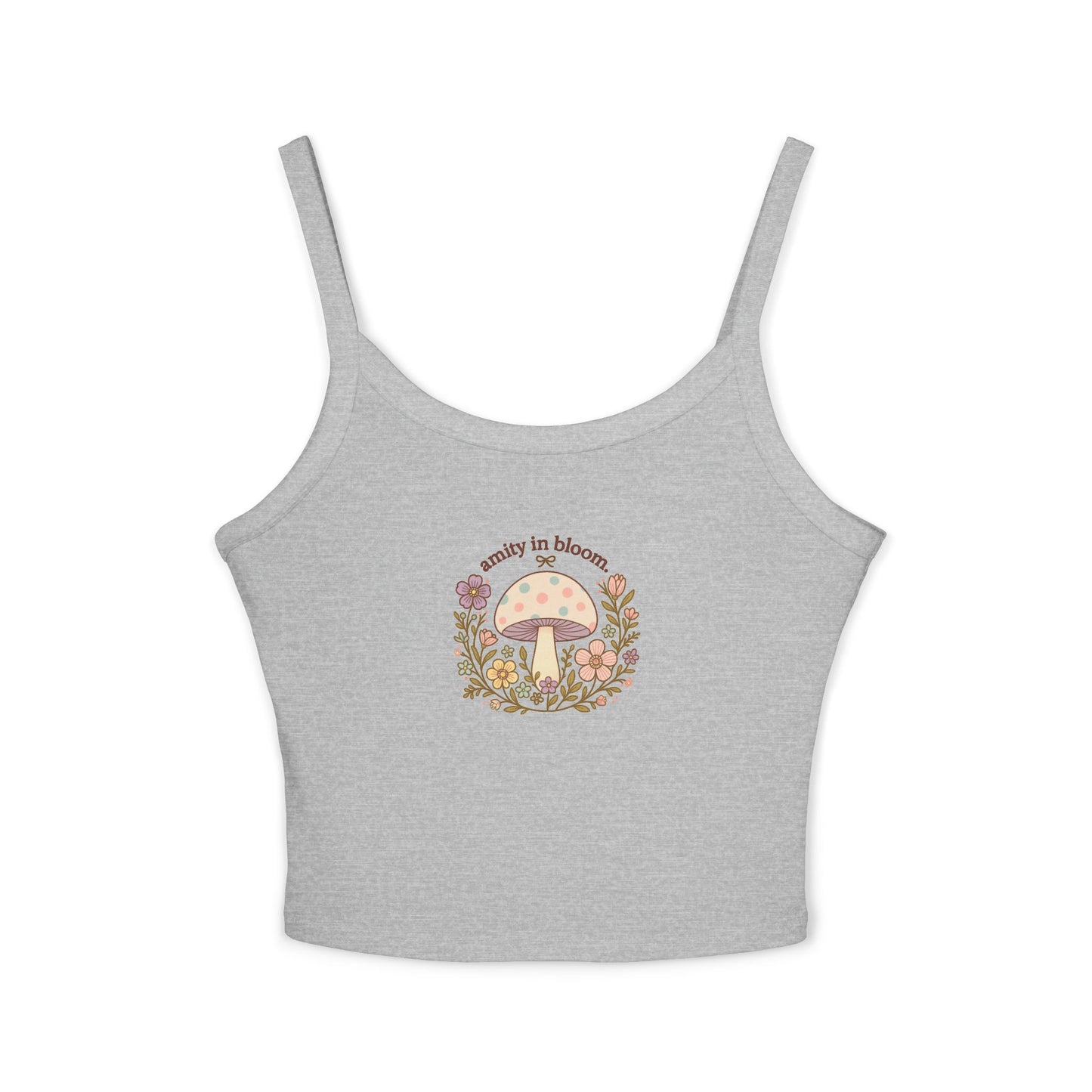 Rainbow Mush Spaghetti Strap Tank Top | Amity in Bloom Original
