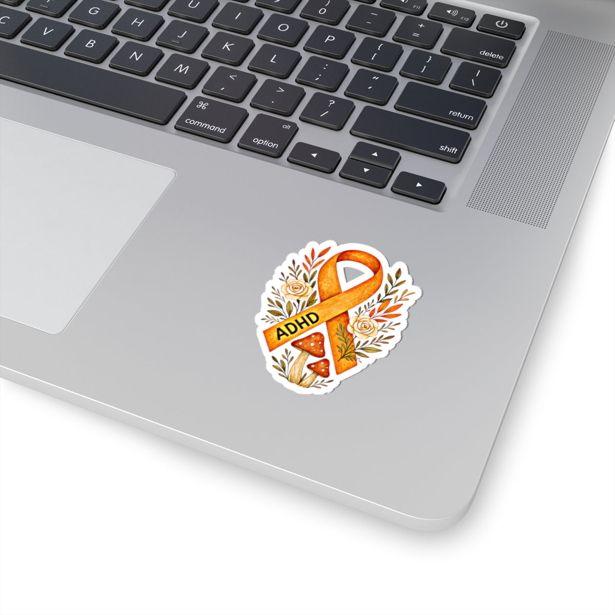 🧡 ADHD Awareness Ribbon Sticker Awareness Sticker | Amity in Bloom Original