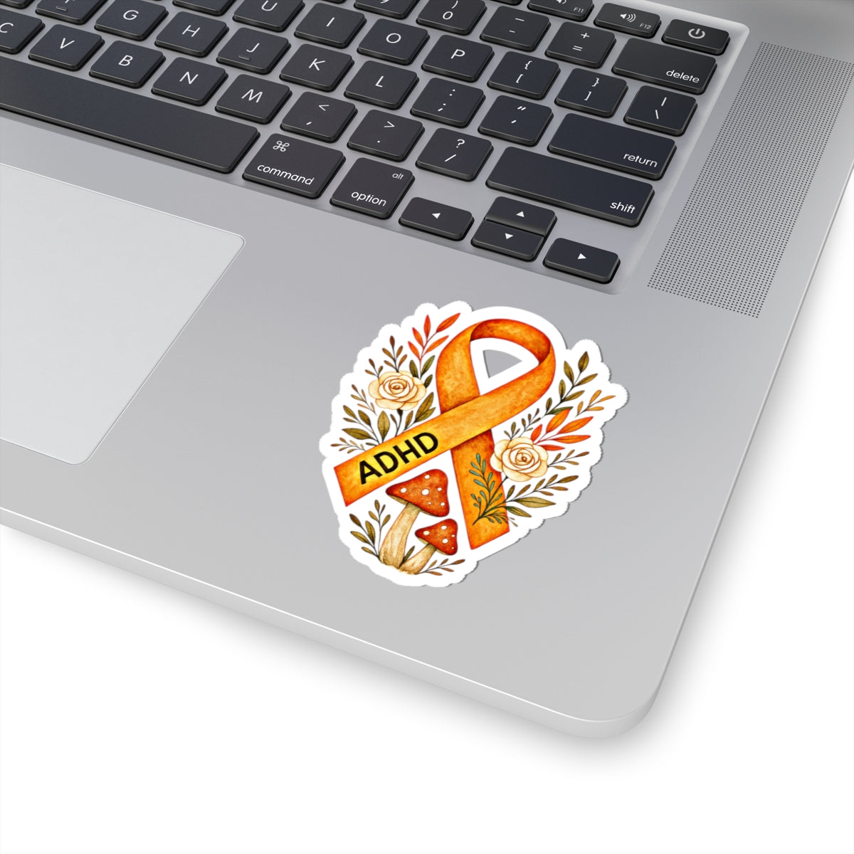🧡 ADHD Awareness Ribbon Sticker Awareness Sticker | Amity in Bloom Original