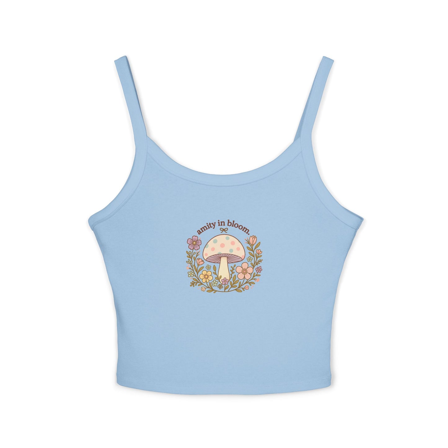 Rainbow Mush Spaghetti Strap Tank Top | Amity in Bloom Original