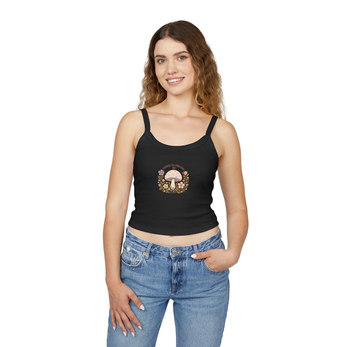 Rainbow Mush Spaghetti Strap Tank Top | Amity in Bloom Original