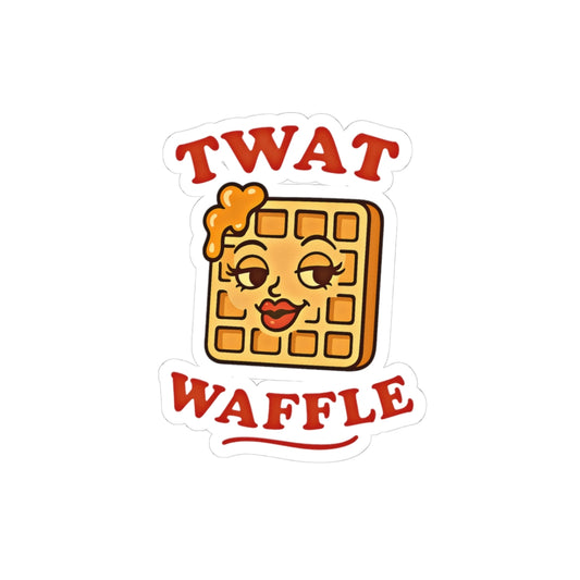 Twat Waffle Sticker | Amity in Bloom Original