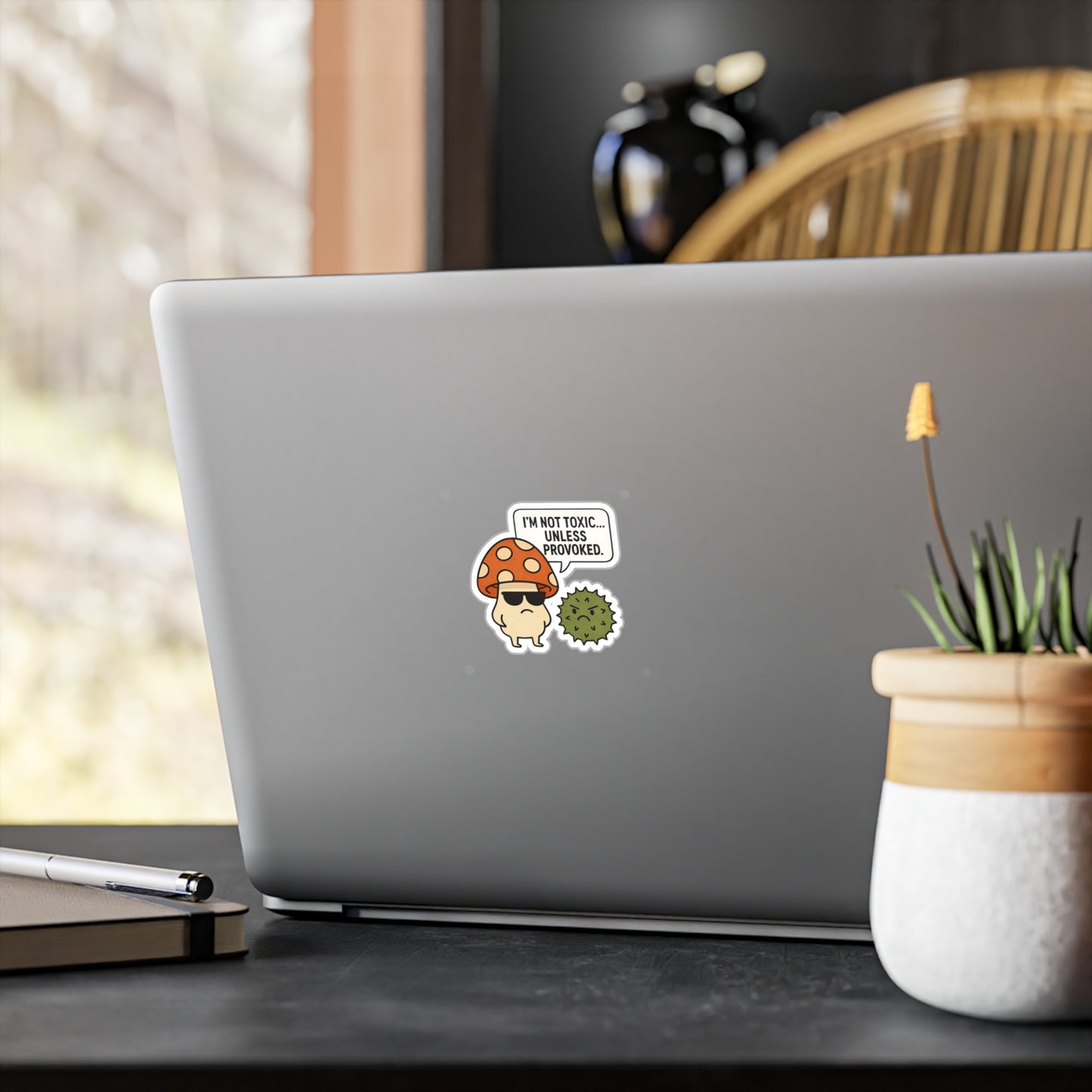 “Not Toxic...” Mush Sticker | Amity in Bloom Original Design