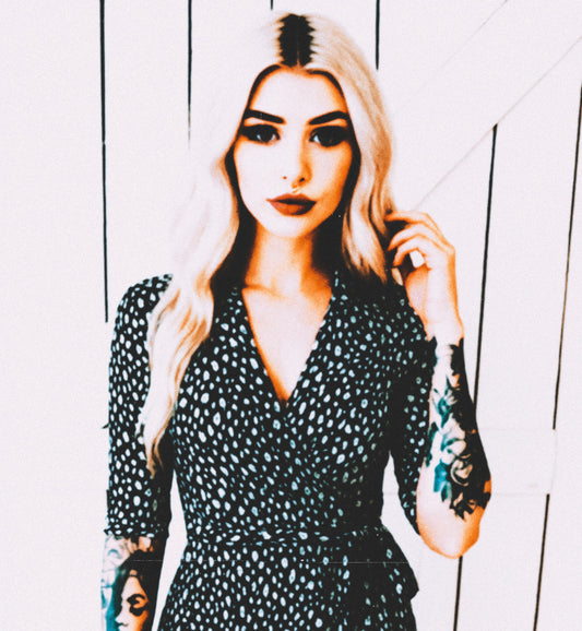 HALO Wrap Dress - Sz. L