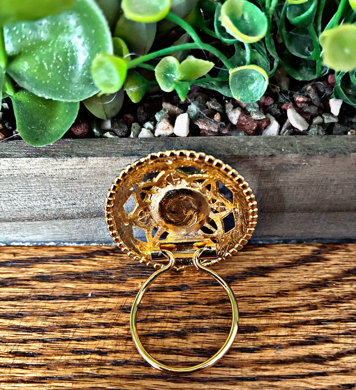 Vintage Rose Revival Scarf Clip