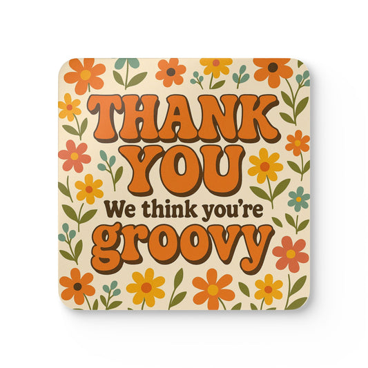Groovy Gratitude Coaster Set  | Amity in Bloom Original Design