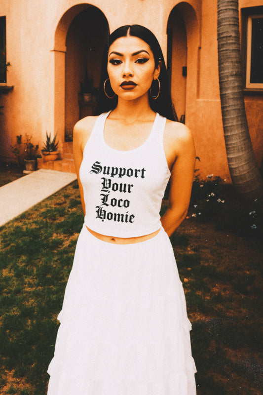 Support Your Loco Homie Tank | Amity in Bloom Original