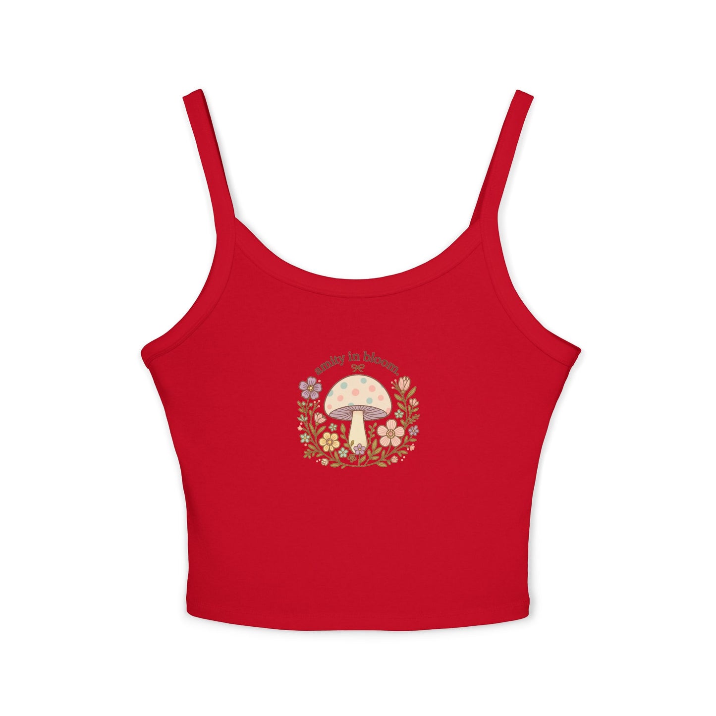 Rainbow Mush Spaghetti Strap Tank Top | Amity in Bloom Original