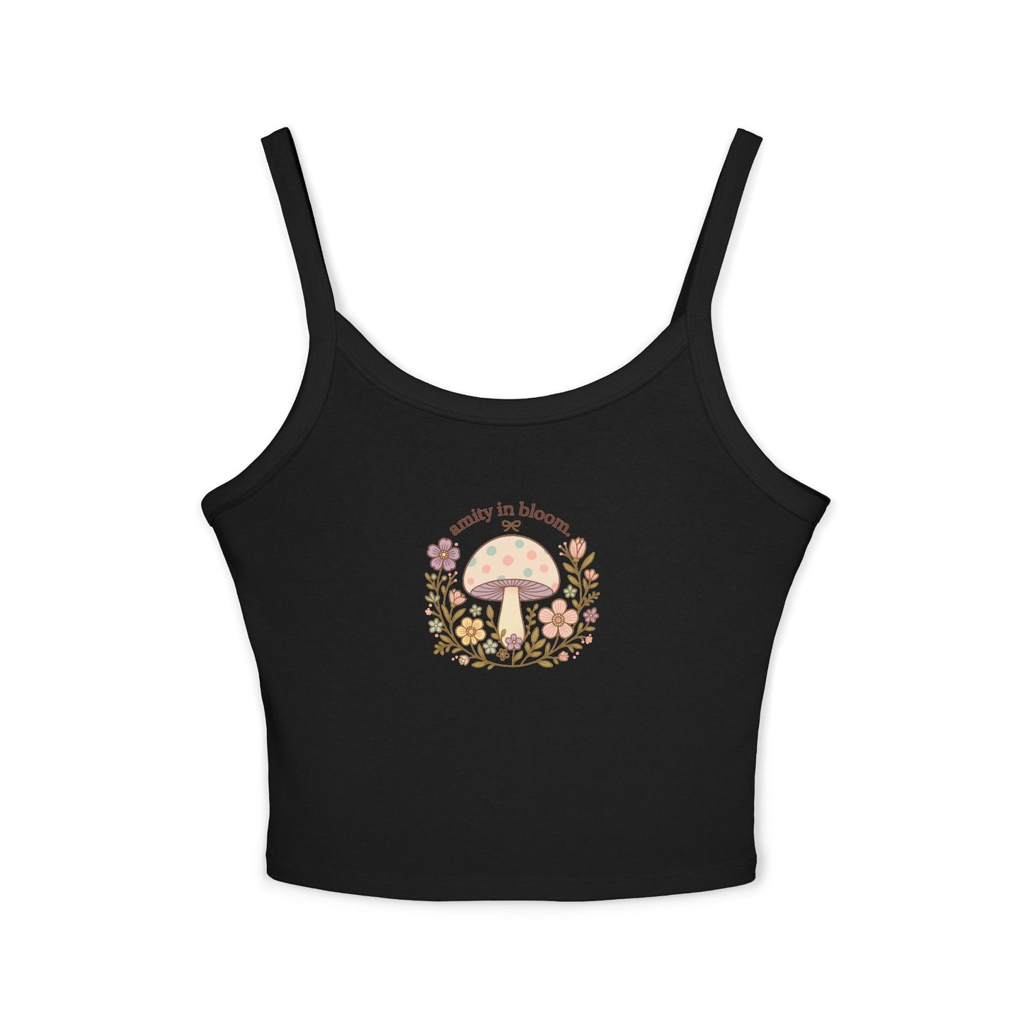 Rainbow Mush Spaghetti Strap Tank Top | Amity in Bloom Original