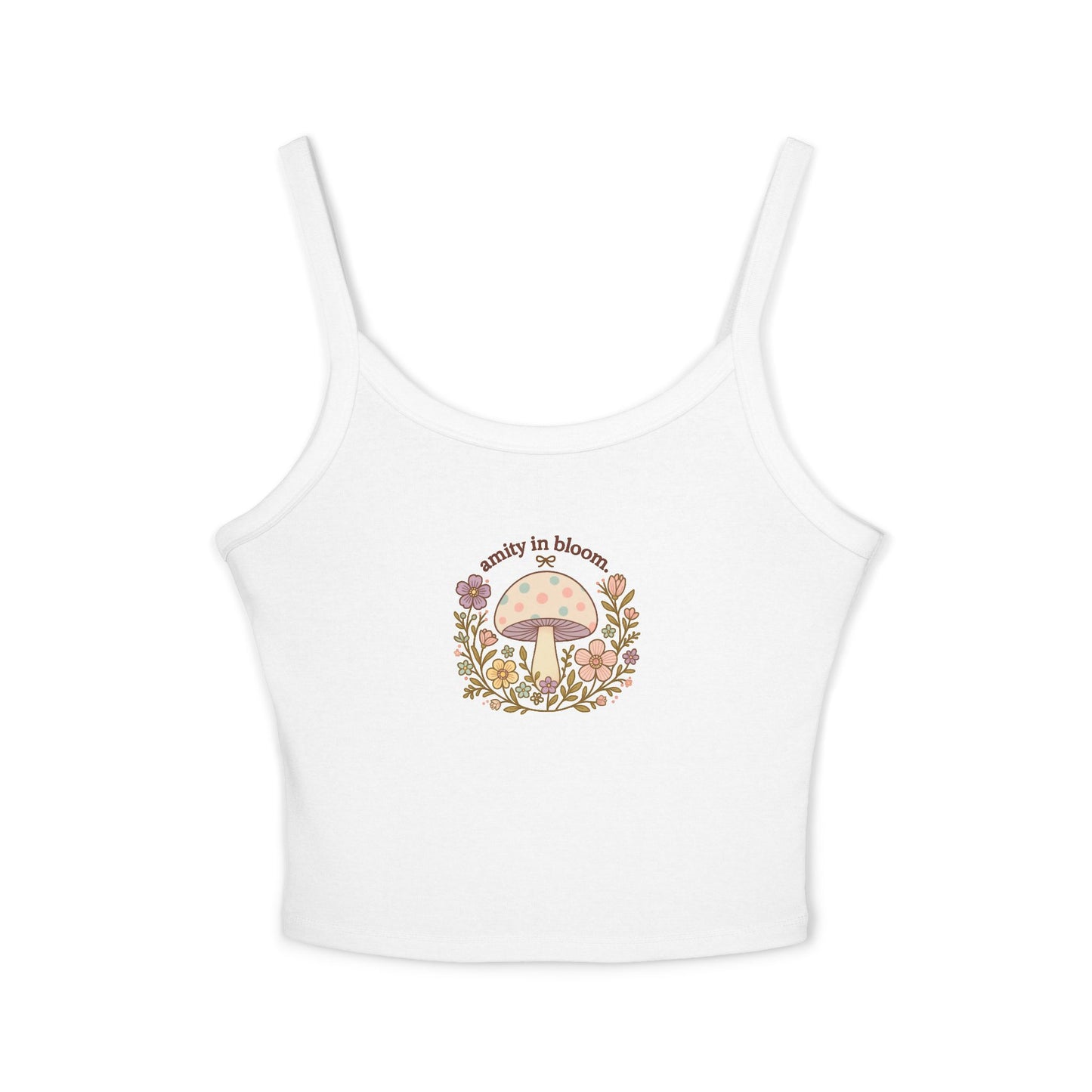 Rainbow Mush Spaghetti Strap Tank Top | Amity in Bloom Original