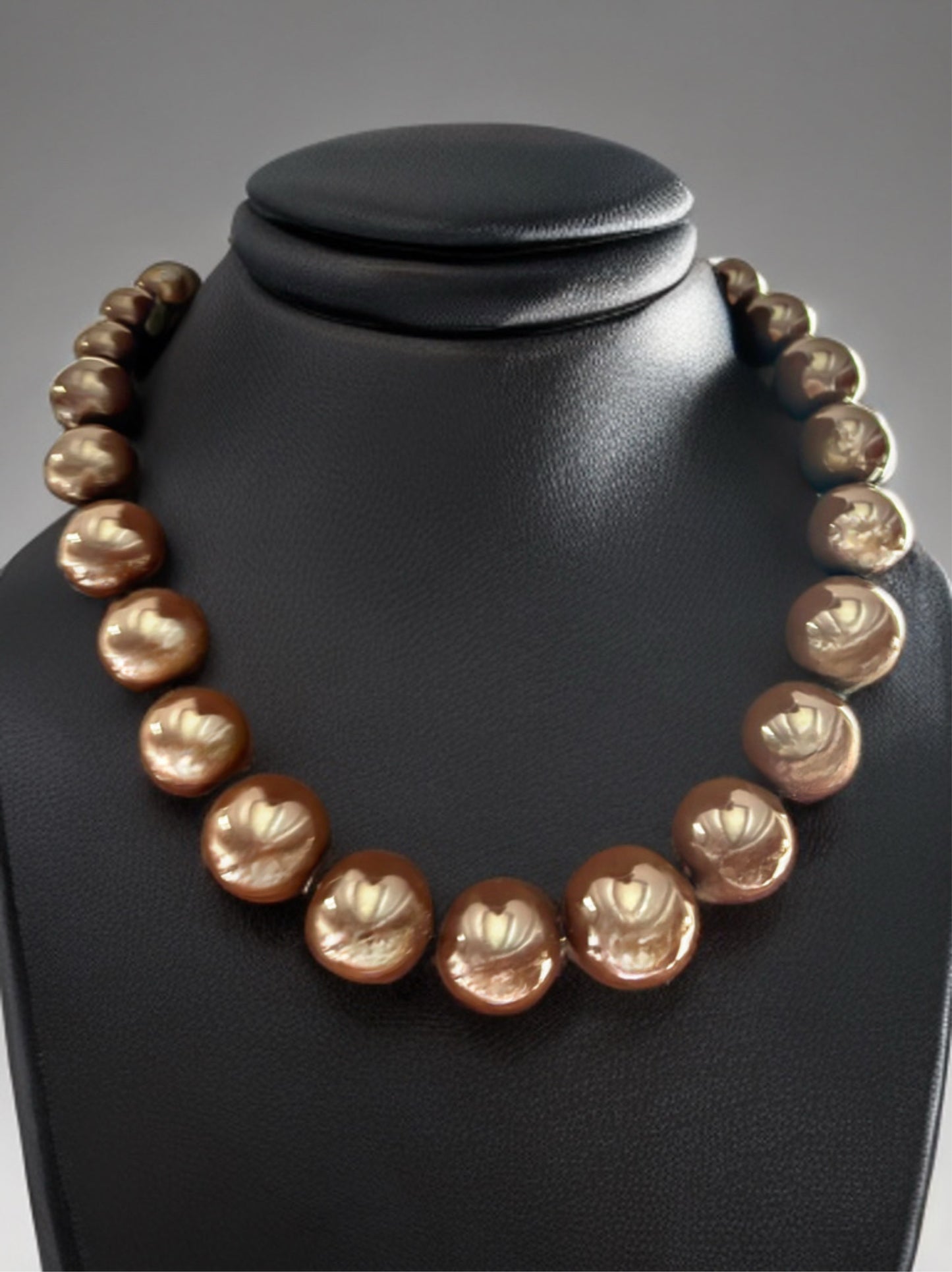 Cocoa Bloom Beaded Necklace