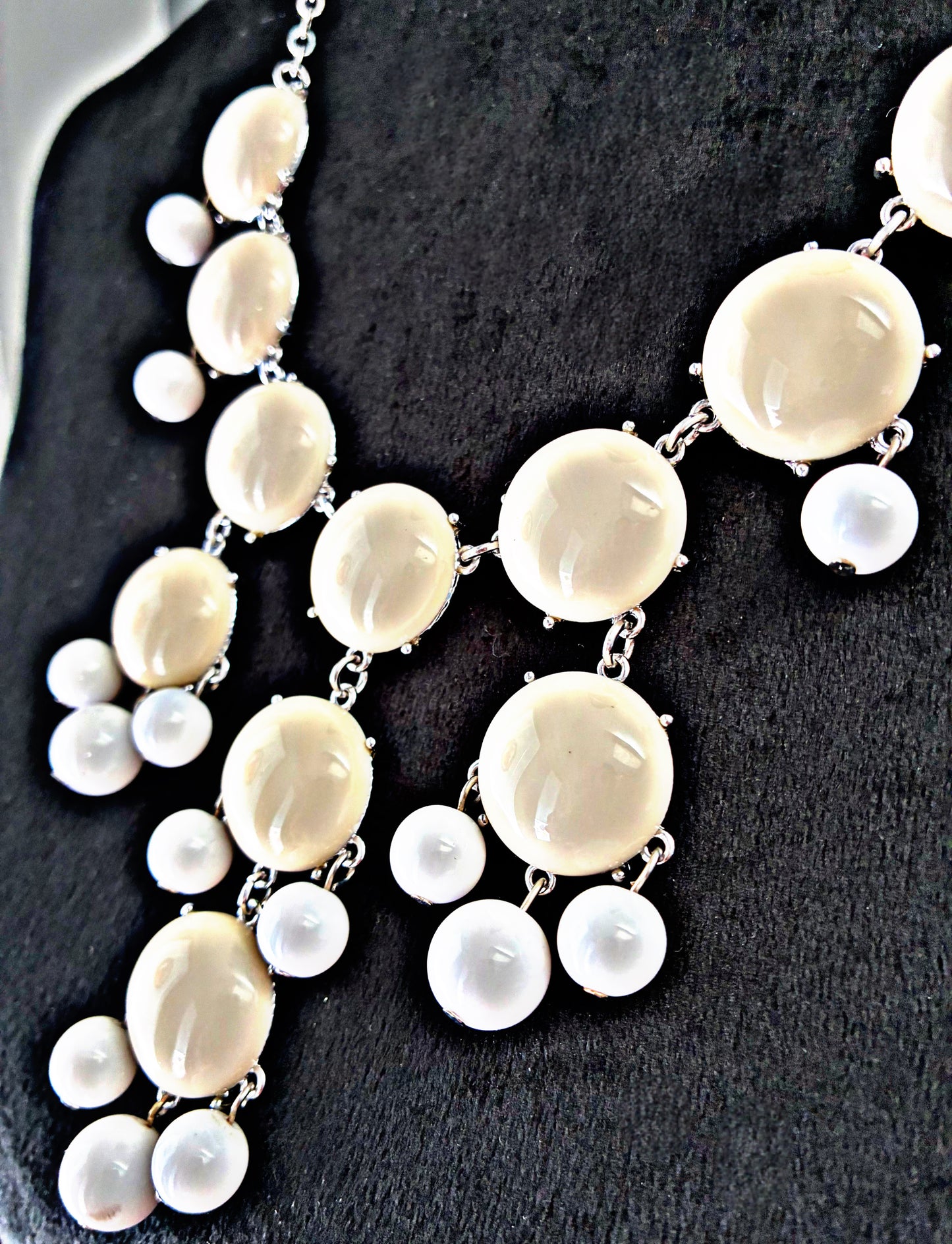 Moonlight Tiers Statement Necklace