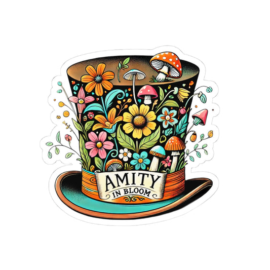 Hatter in Bloom Sticker | Amity in Bloom Original Design