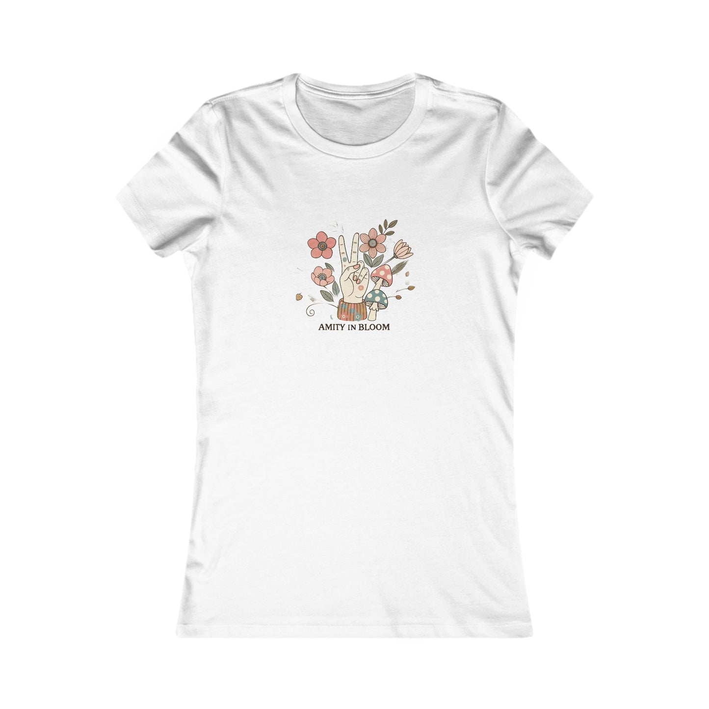 ✌️ Amity in Bloom Peace Out Tee | Amity in Bloom Original Design