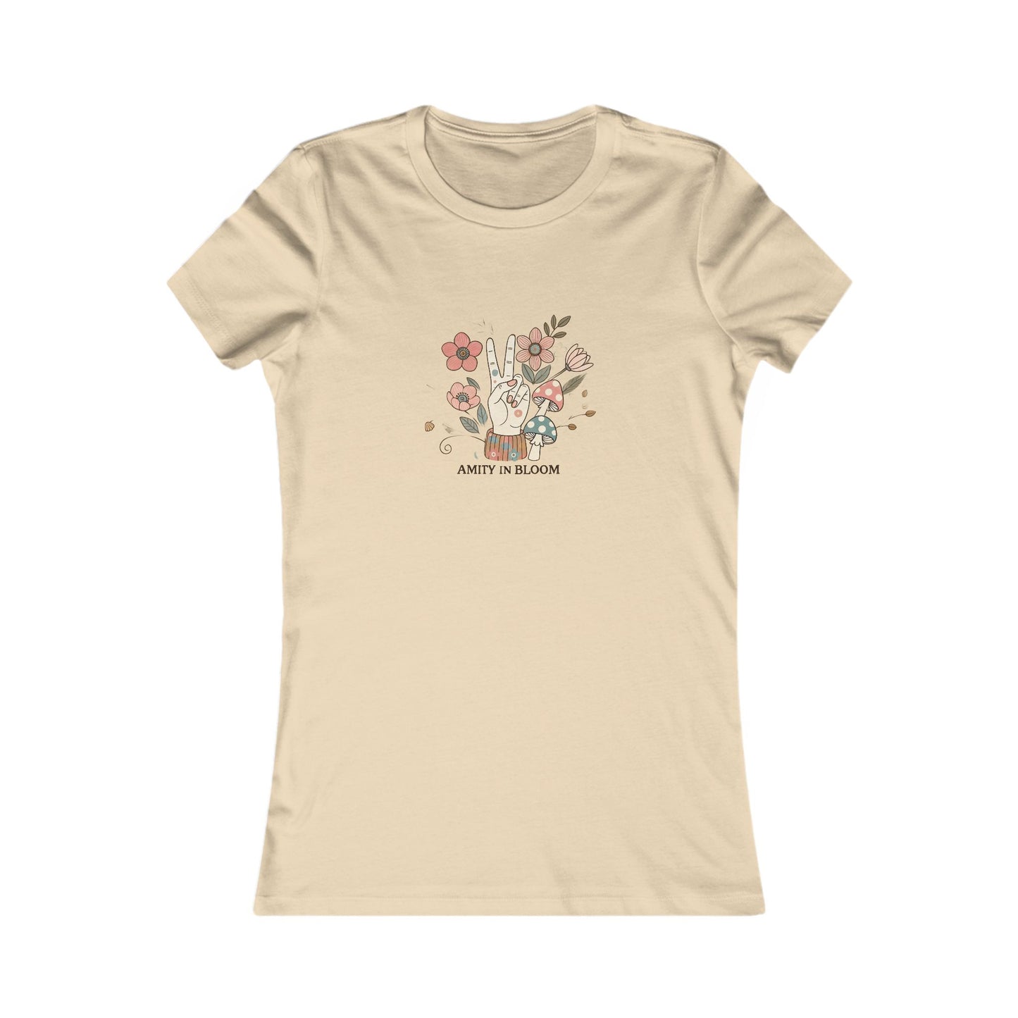 ✌️ Amity in Bloom Peace Out Tee | Amity in Bloom Original Design