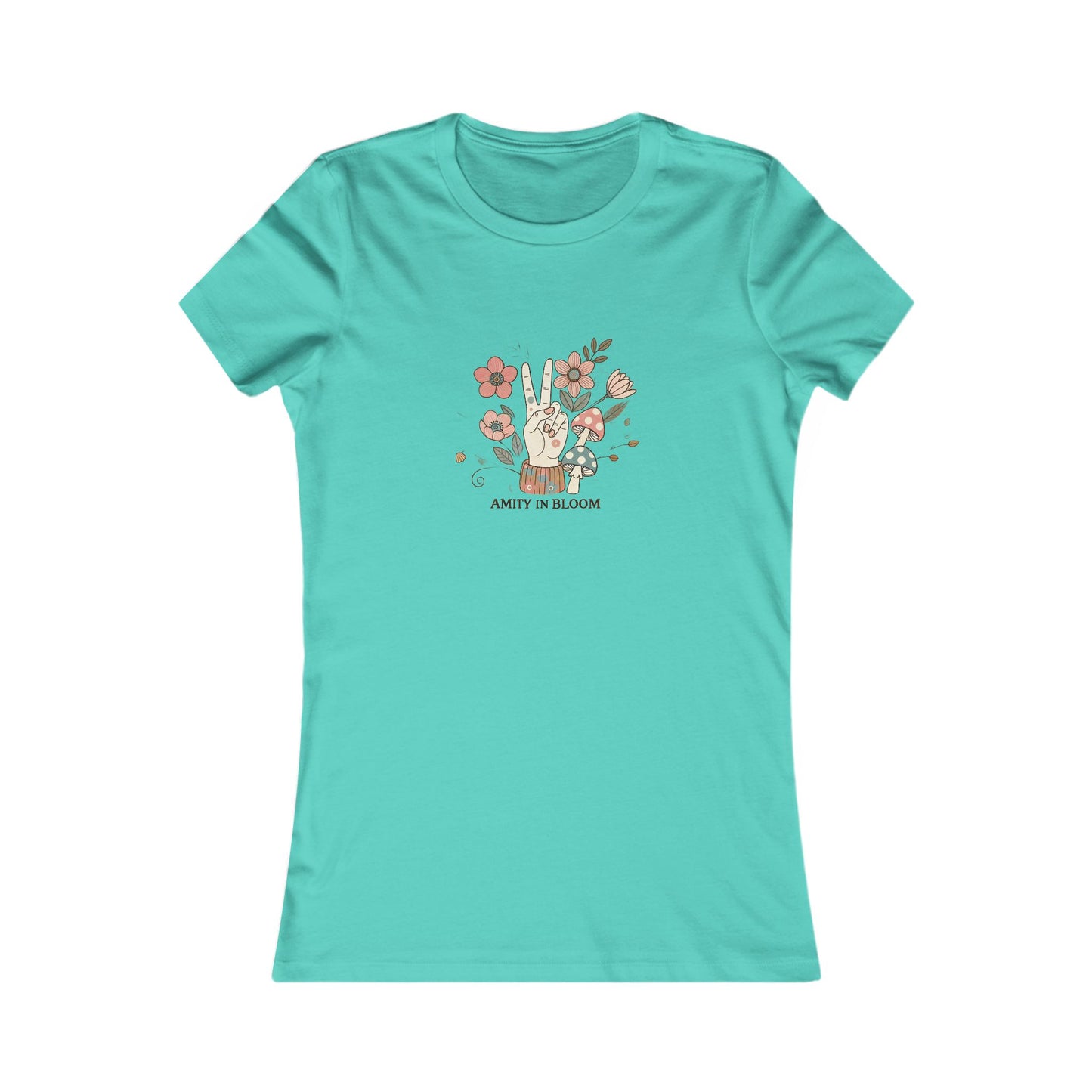 ✌️ Amity in Bloom Peace Out Tee | Amity in Bloom Original Design