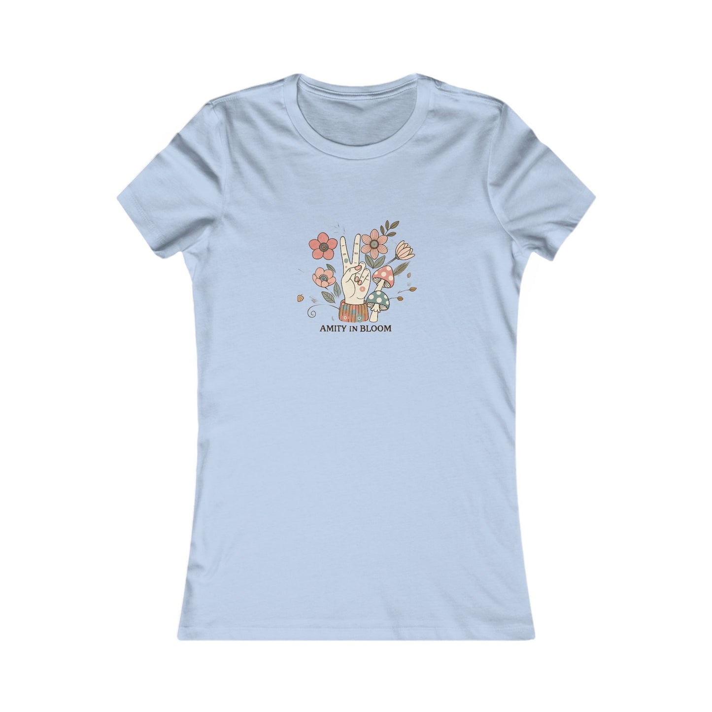 ✌️ Amity in Bloom Peace Out Tee | Amity in Bloom Original Design