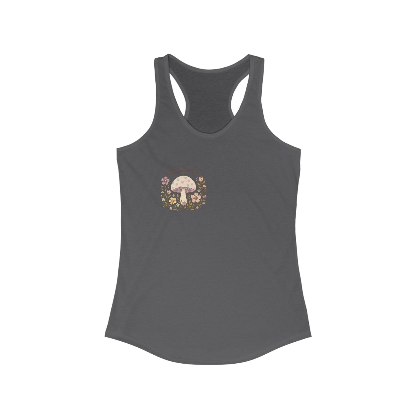 Rainbow Mush Logo Racerback Tank | Amity in Bloom Original